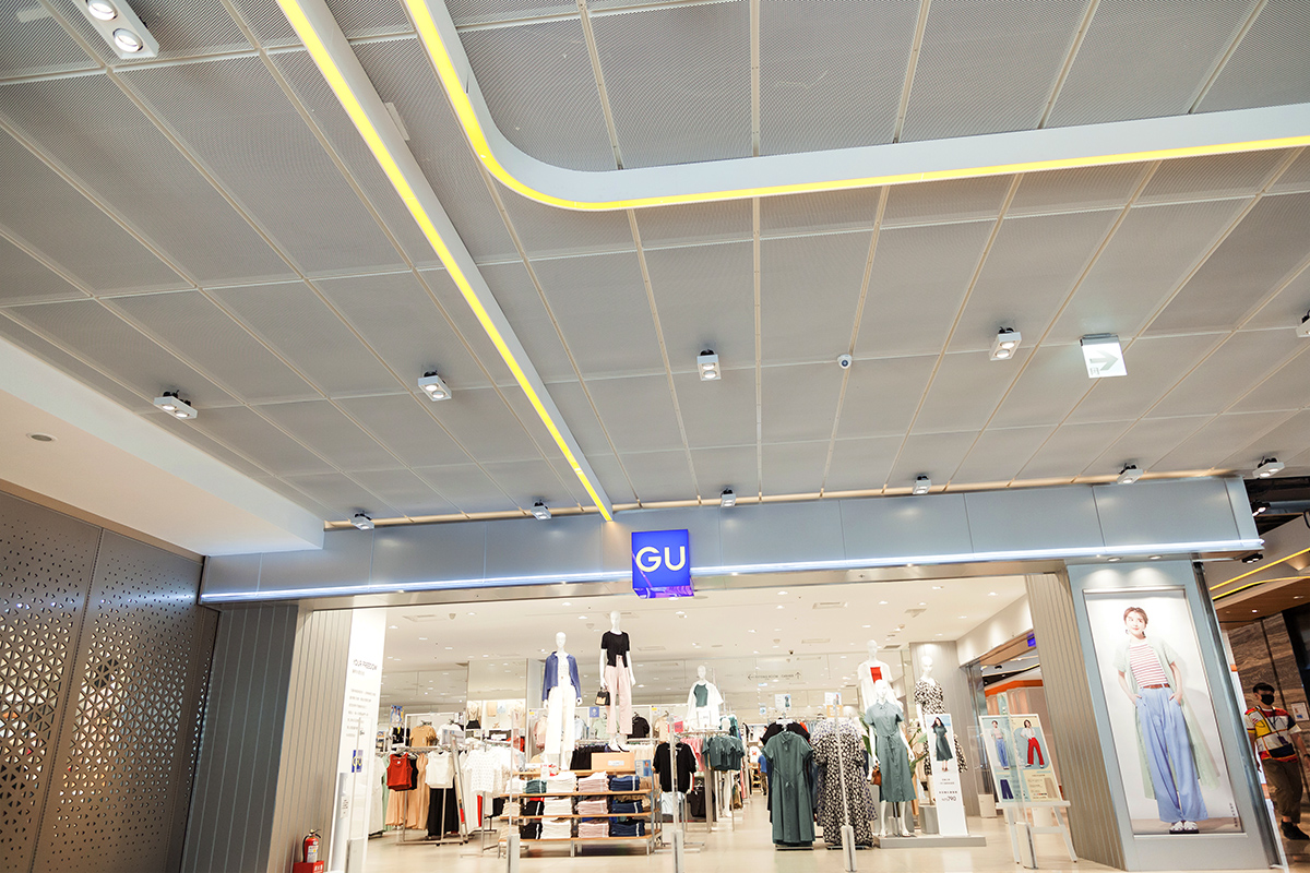天花板擴張網案例分享 - 台南南紡購物中心